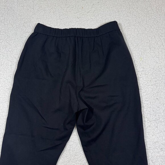 Eileen Fisher Petite Small Black Stretch Jersey Knit Comfy Ankle Pants Pull On - Picture 4 of 6